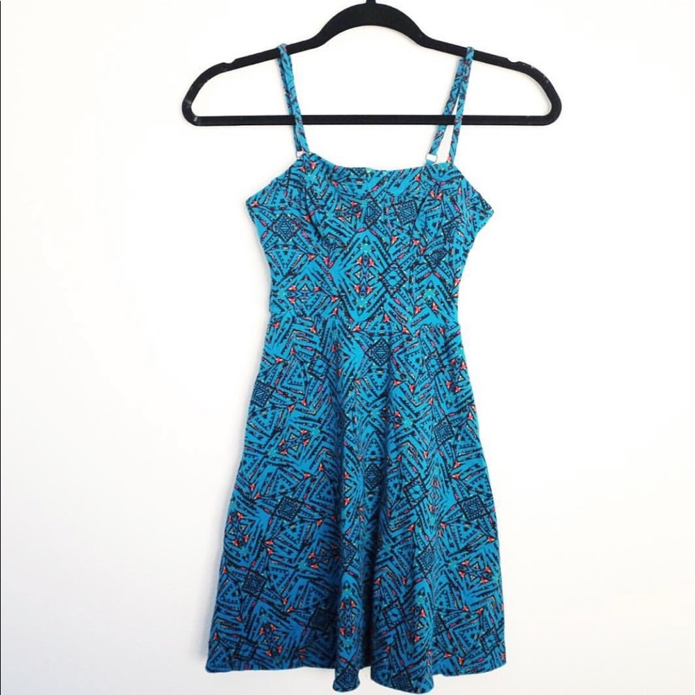 NWT Love, Fire (Nordstrom) Tribal Skater Dress